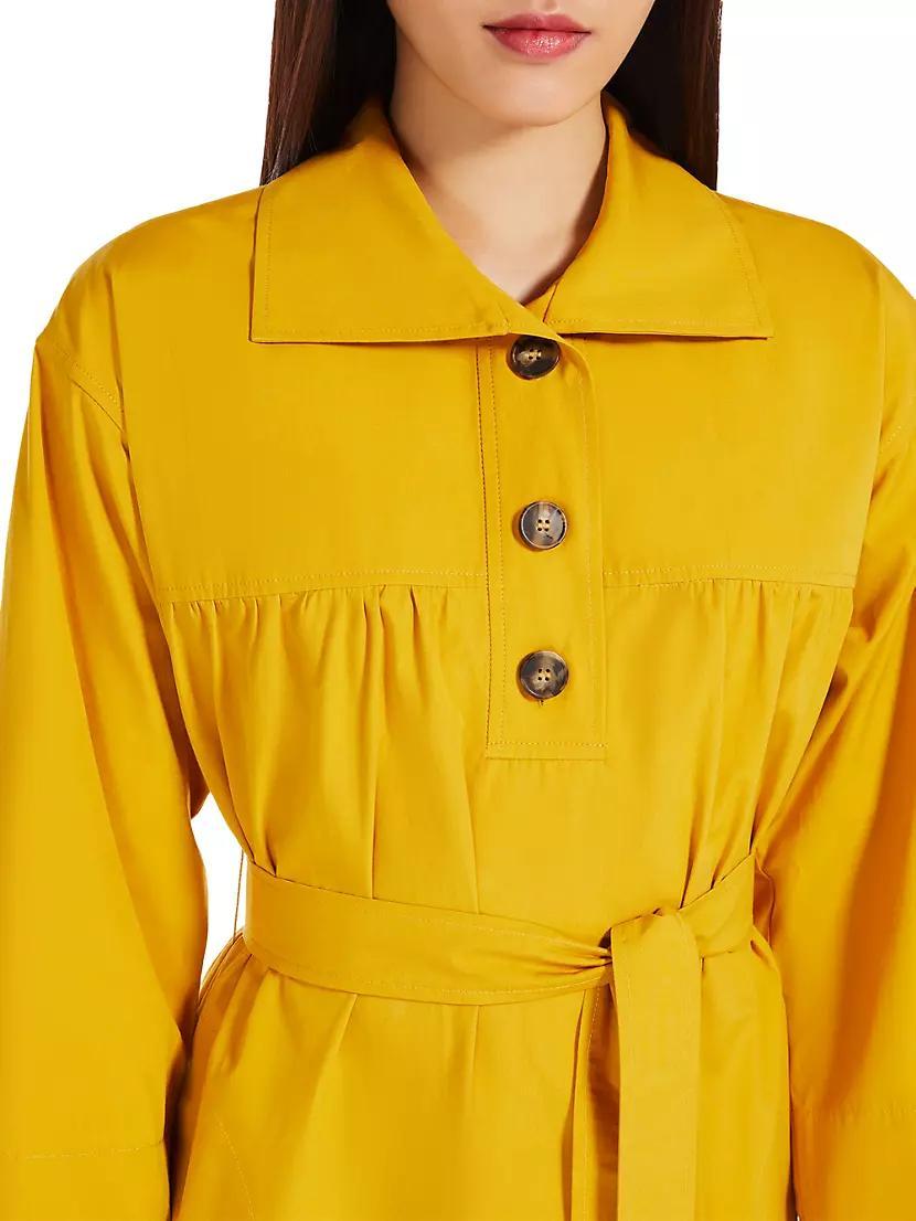 Afro Cotton Trench Dress Product Image