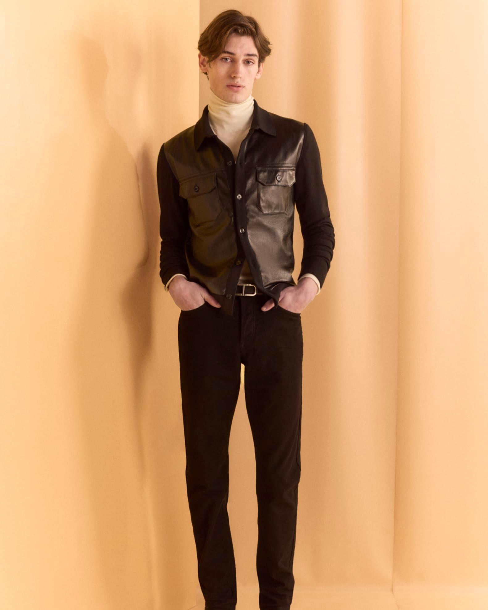 Men's Mick Tech Fabric and Suede Sneakers Product Image