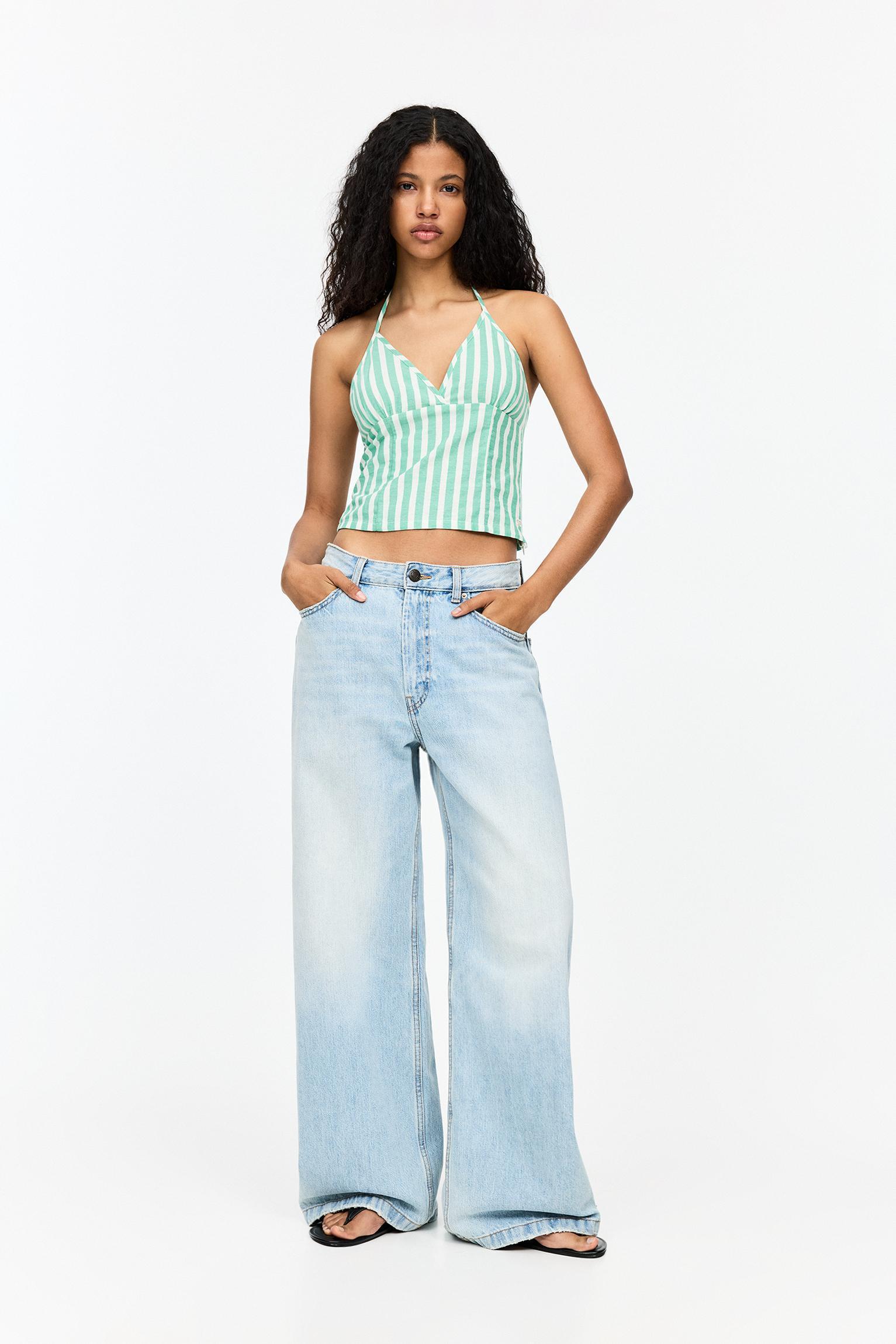 Striped halter top Product Image