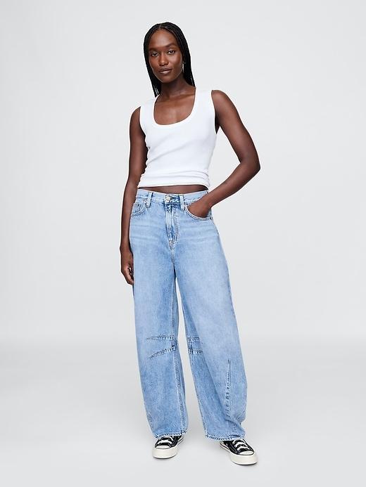 Rib Scoop Tank Top Product Image