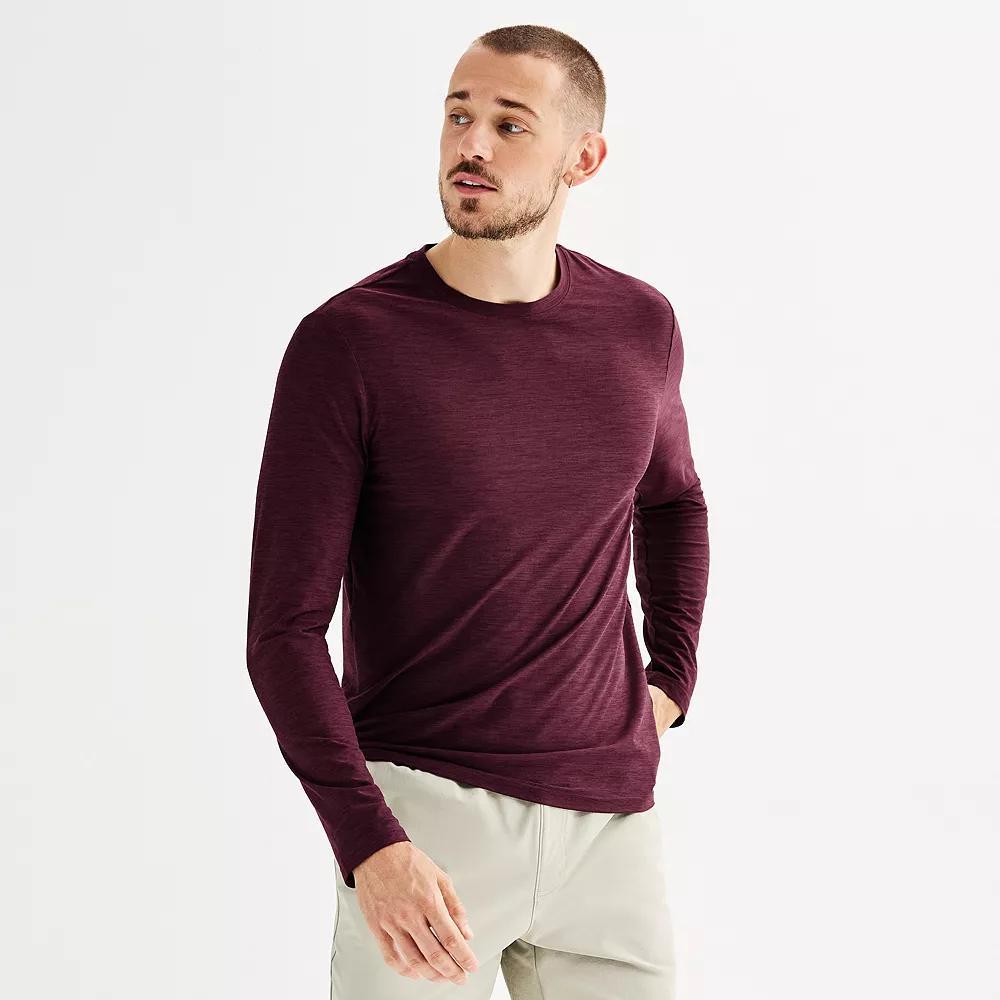 Men's FLX Luxury Soft Wander Long Sleeve Tee, Size: XXL, Beige Product Image