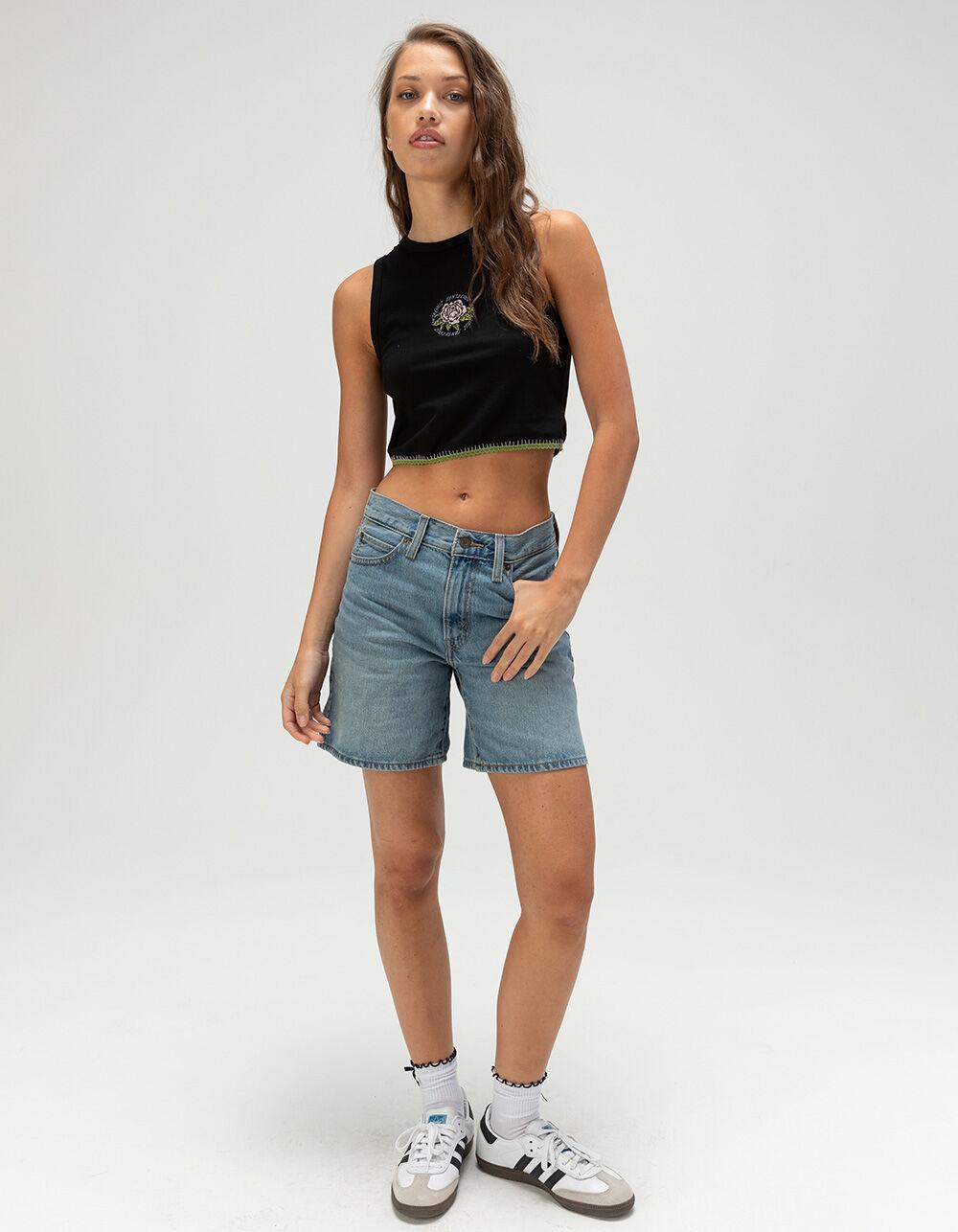 SANTA CRUZ Ringed Arrangement Womens Tank Top - WASHED BLACK Product Image