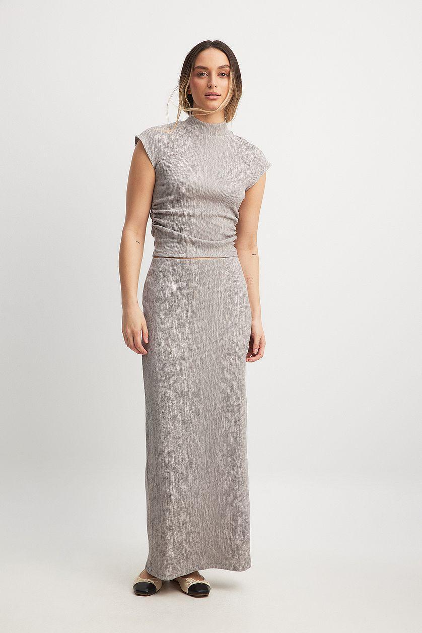 Structured Maxi Skirt Product Image