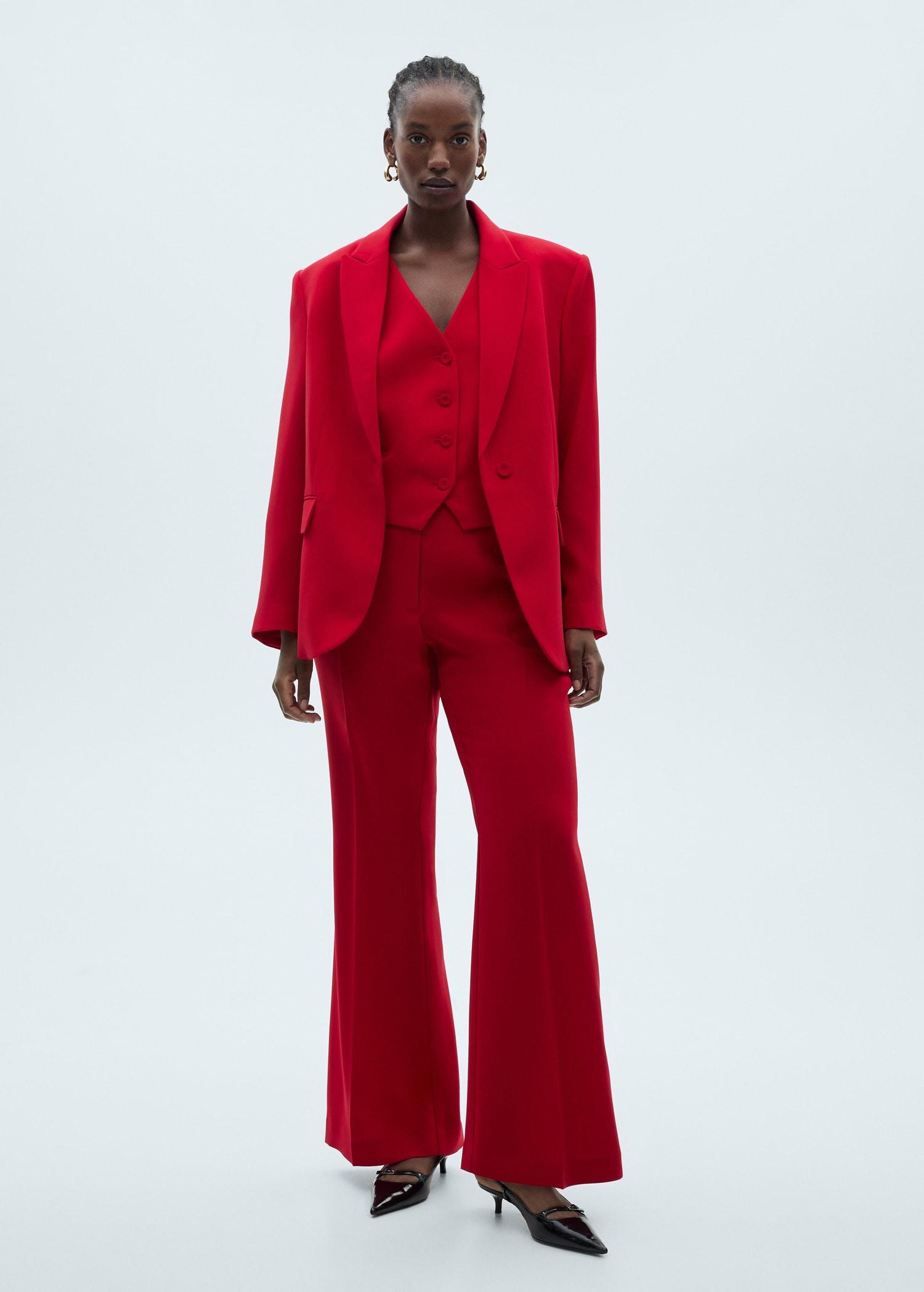 Structured suit jacket - Women | MANGO USA Product Image