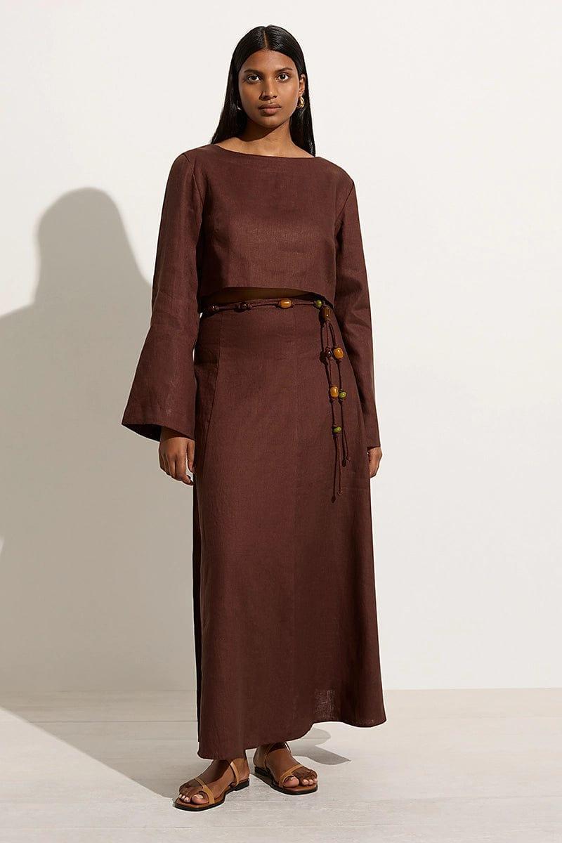 Es Raco Skirt Tobacco - Final Sale Product Image