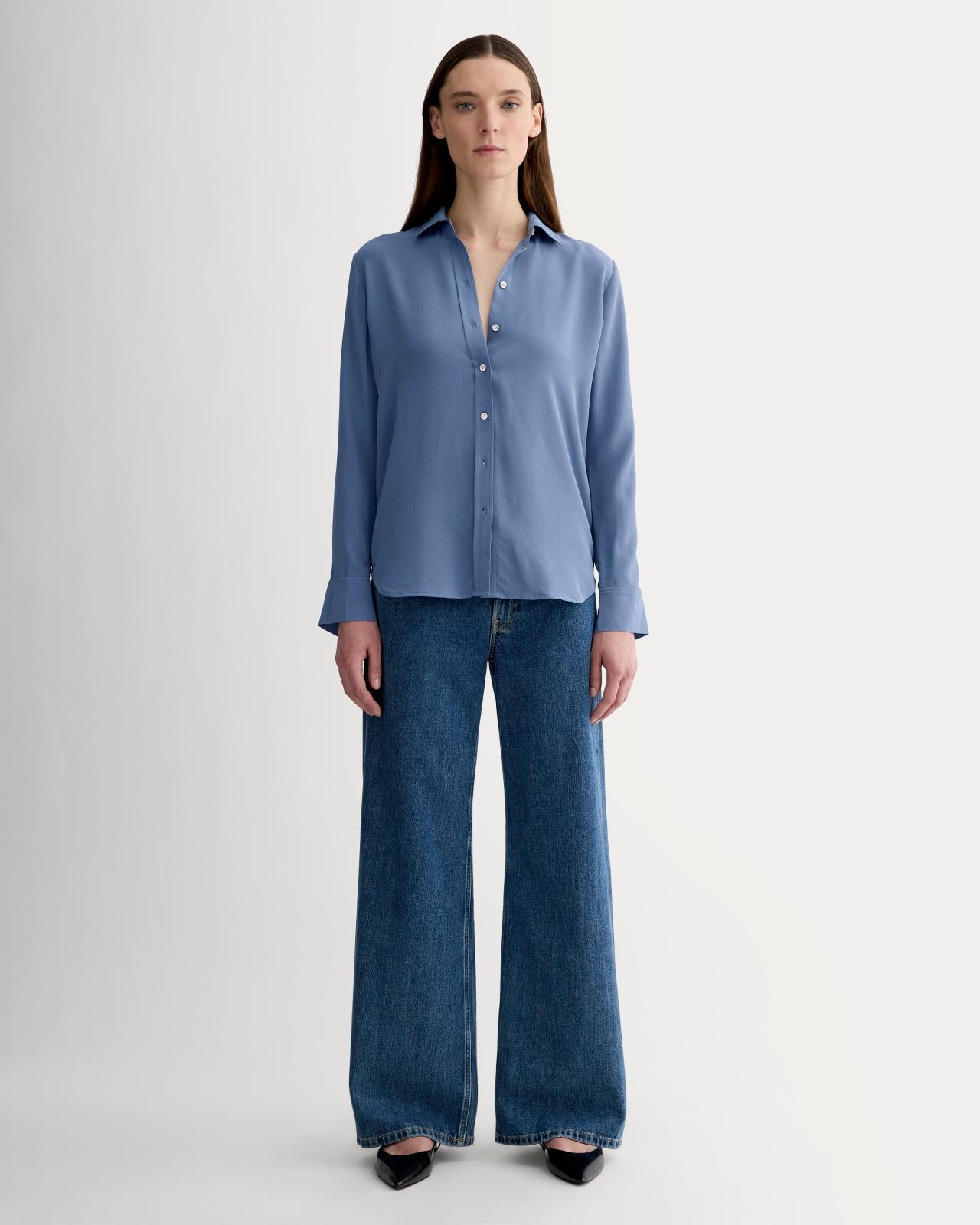 The Must-Have Shirt in Washable Silk Product Image