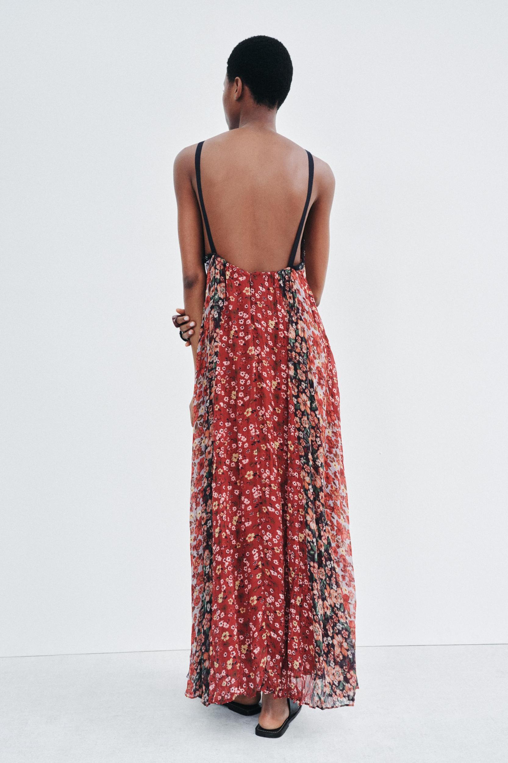 FLORAL PRINT DRESS ZW COLLECTION Product Image