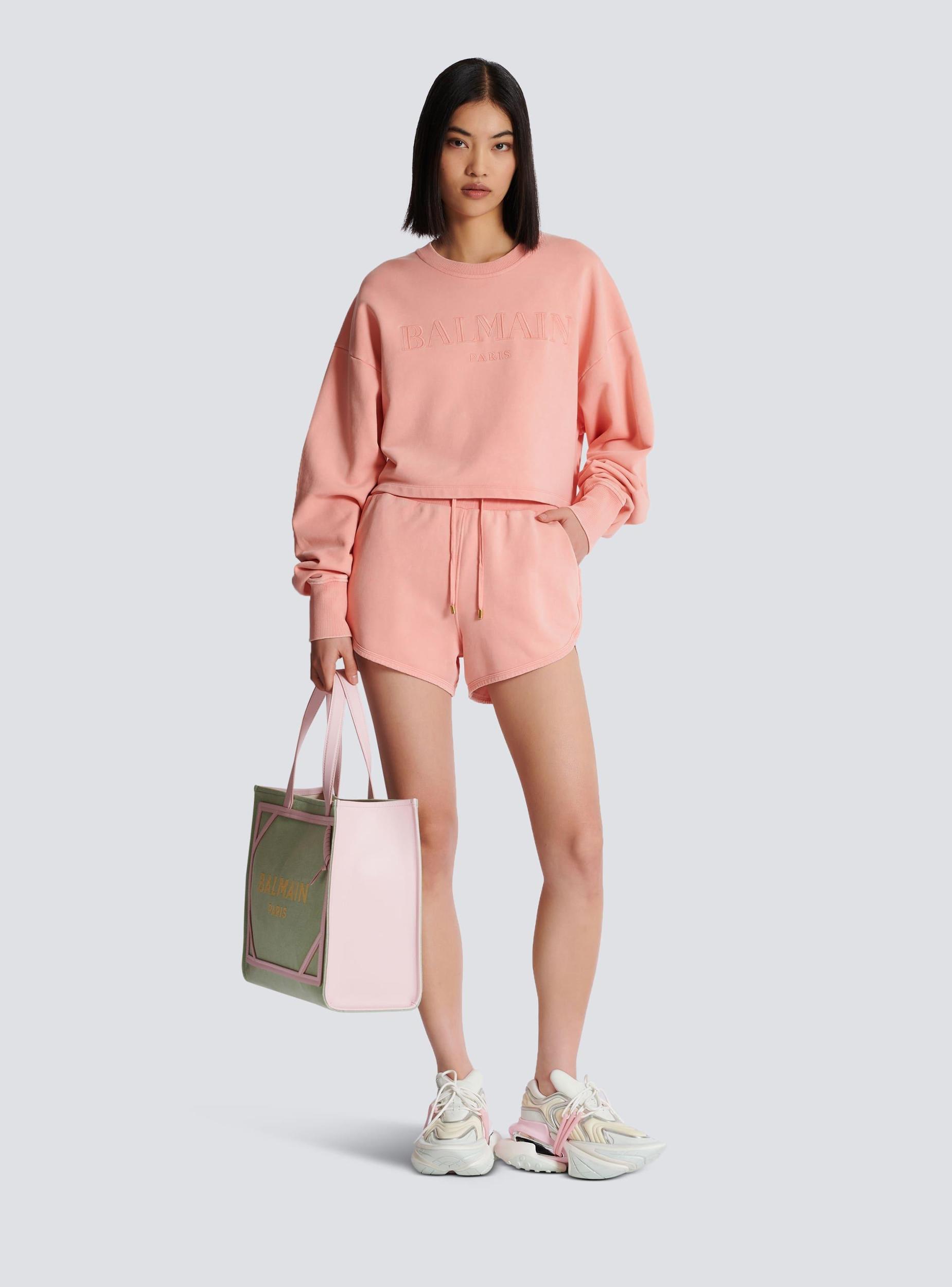 Shorts with Vintage Balmain embroidery Product Image