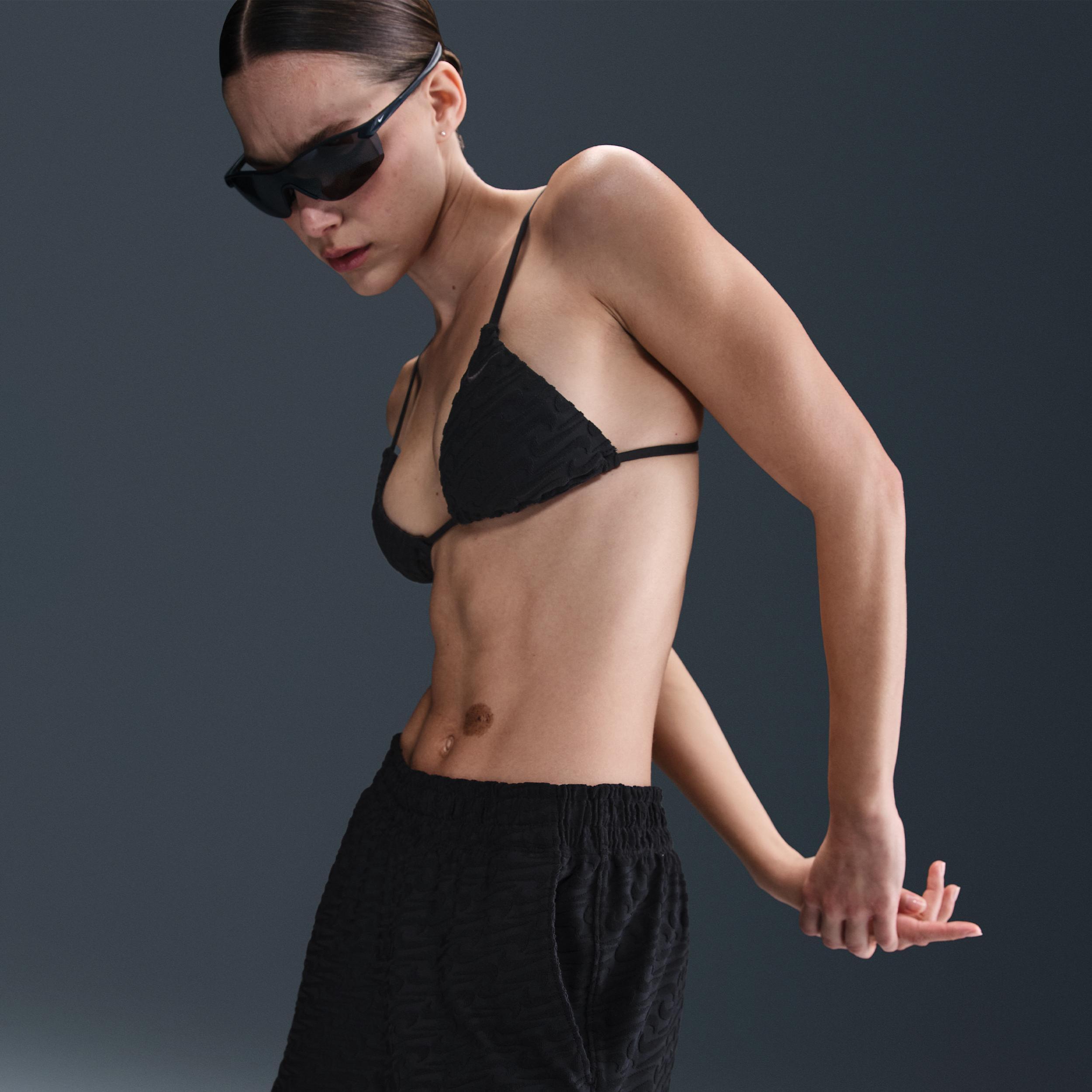 Nike Women's Swim Swoosh Link Terry Cover-Up Shorts Product Image