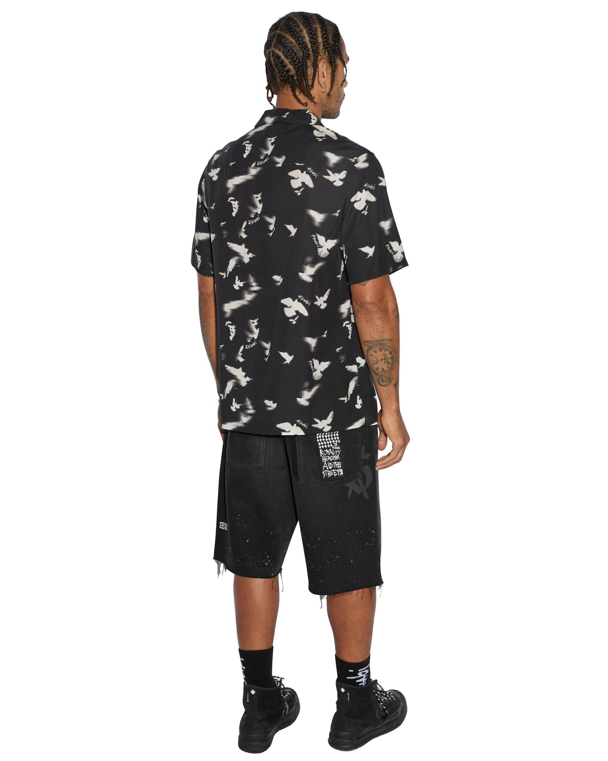 FLIGHT RESORT SS SHIRT BLACK Male Product Image