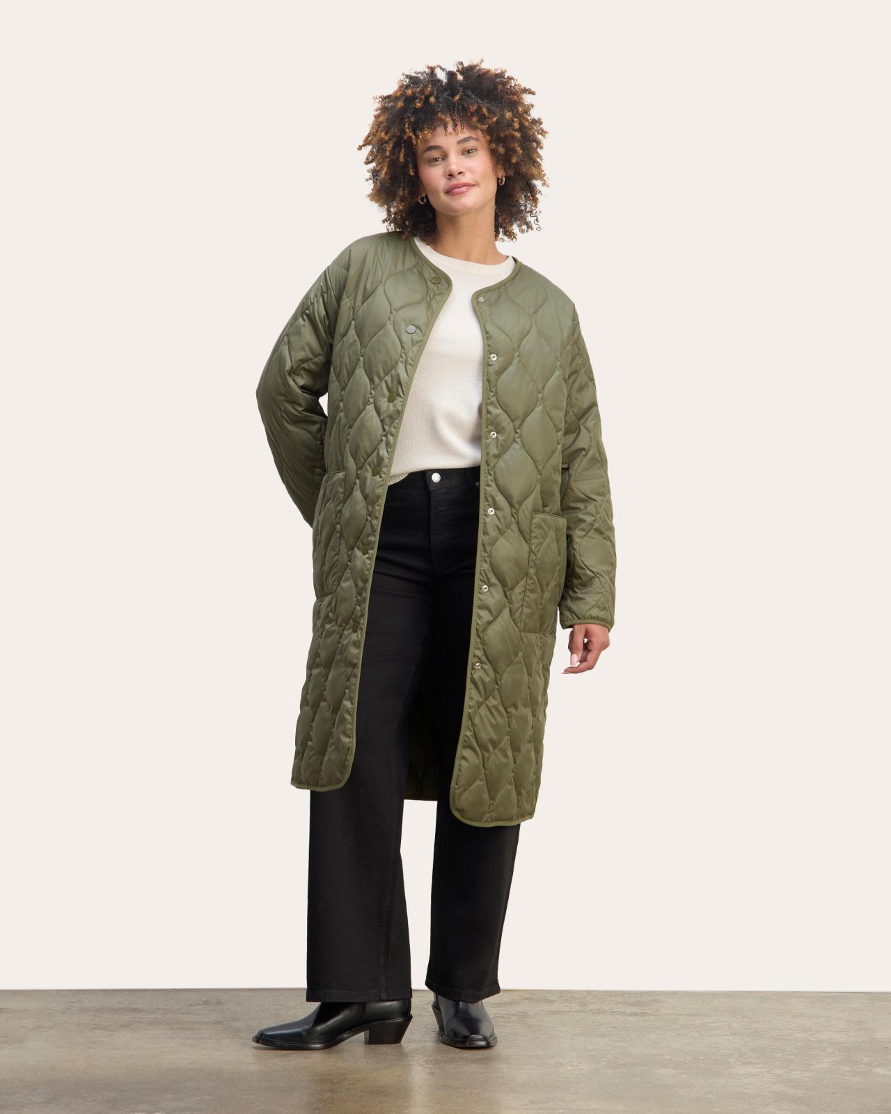 The Long Quilted Liner Product Image