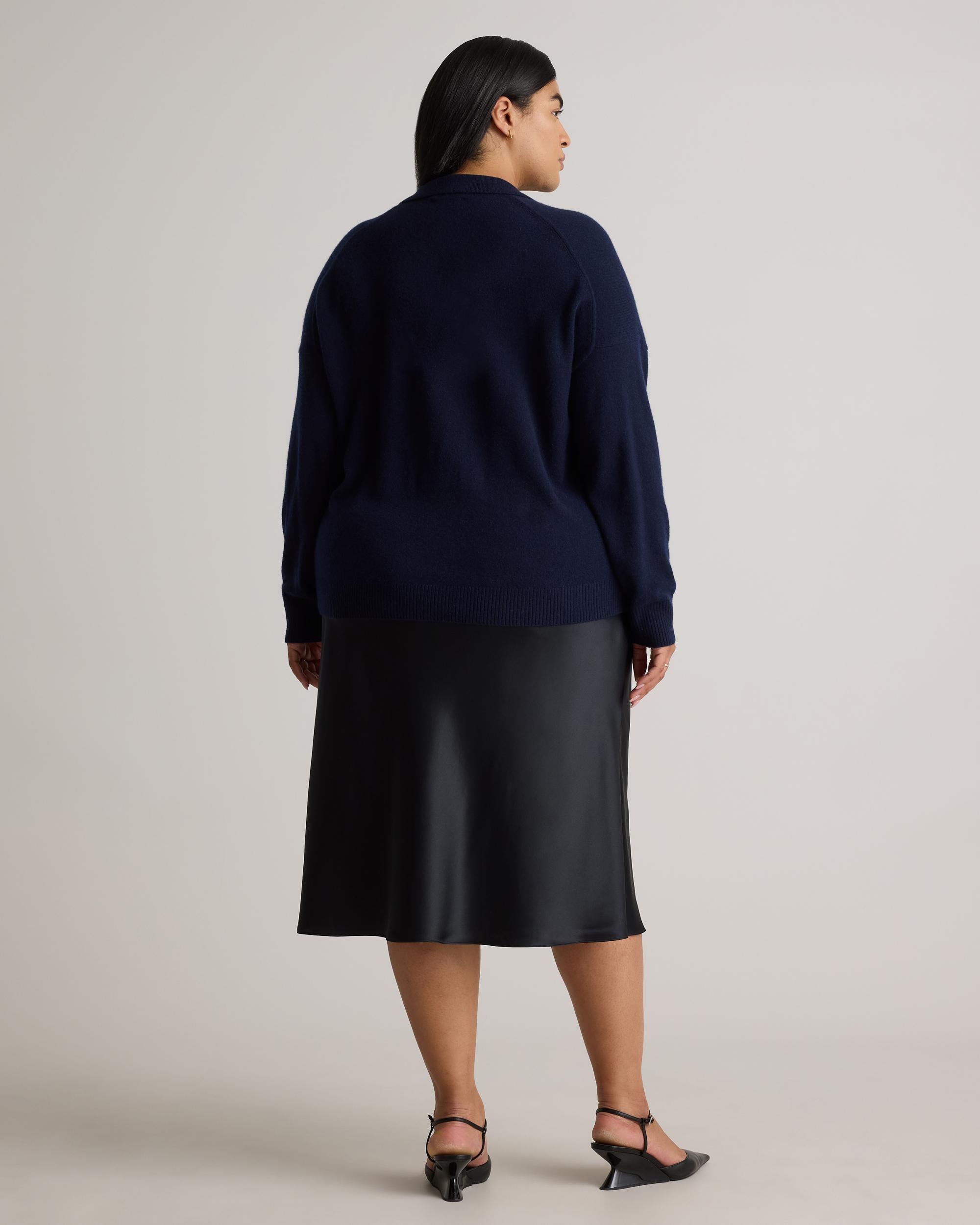 Quince | Women's Mongolian Cashmere Polo Sweater Product Image