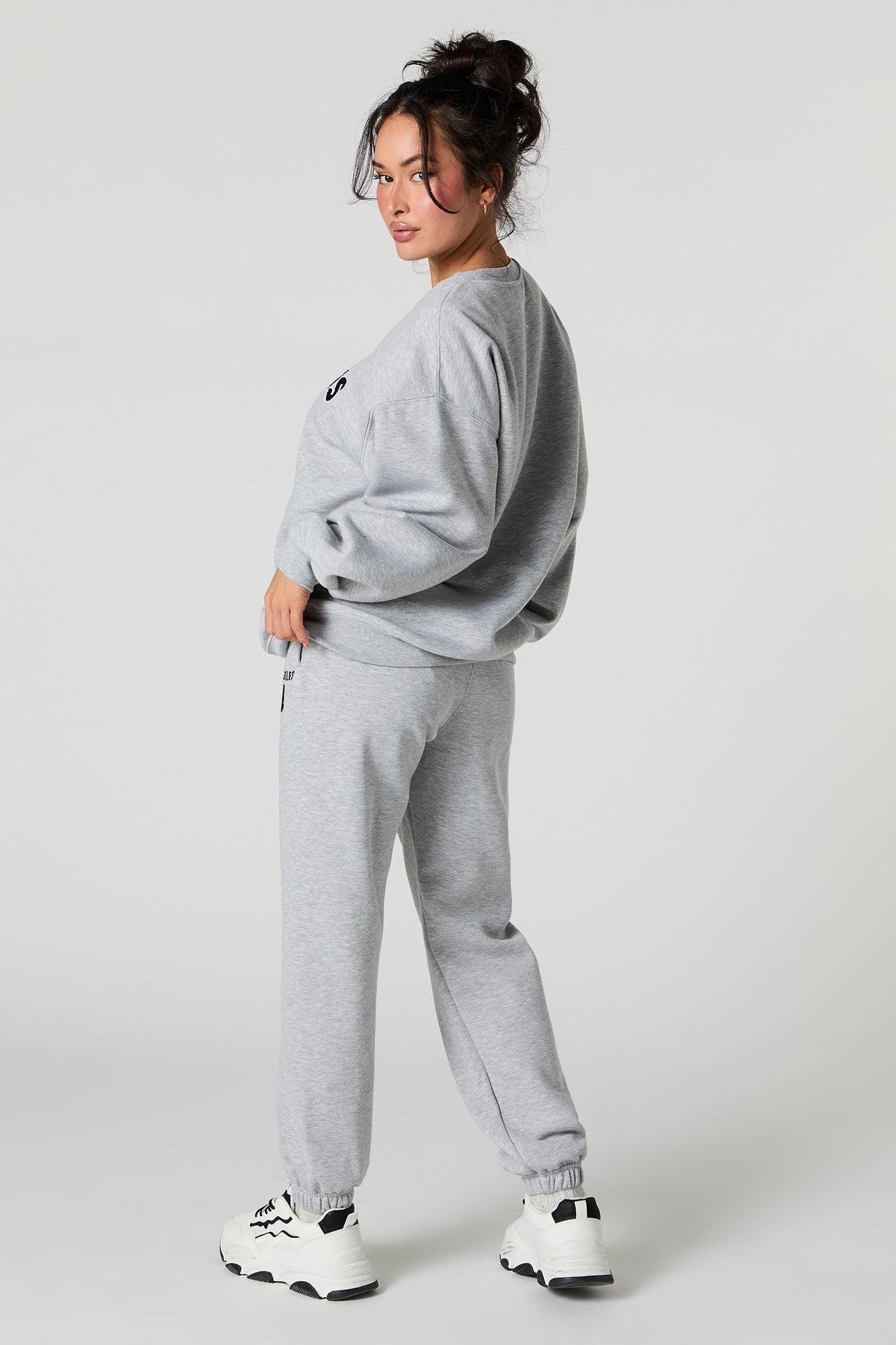 Destination Embroidered Fleece Jogger Female Product Image