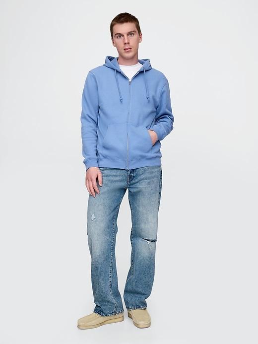 VintageSoft Zip Hoodie Product Image