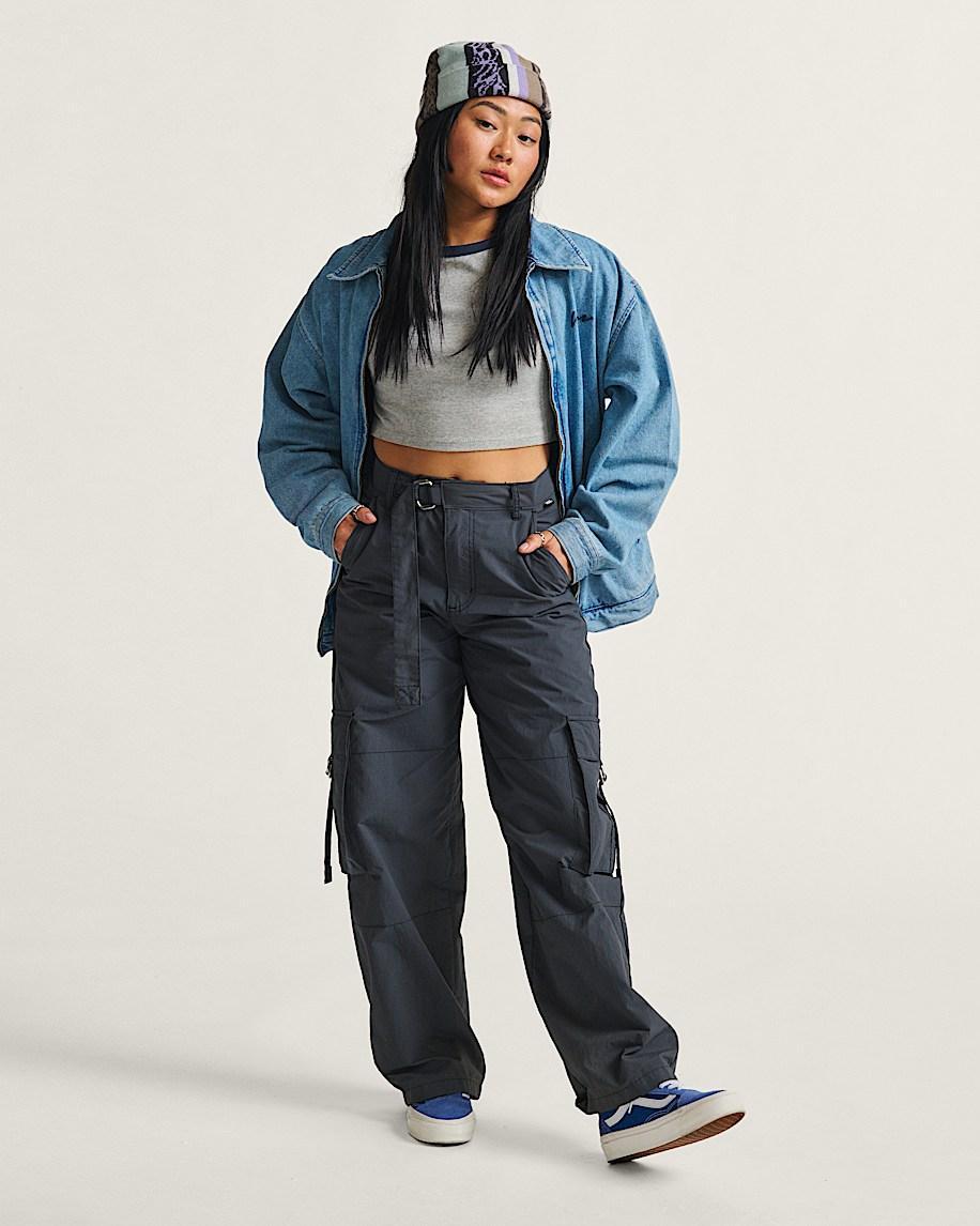Pitstop Denim Jacket in Stonewash Blue| Vans US Product Image