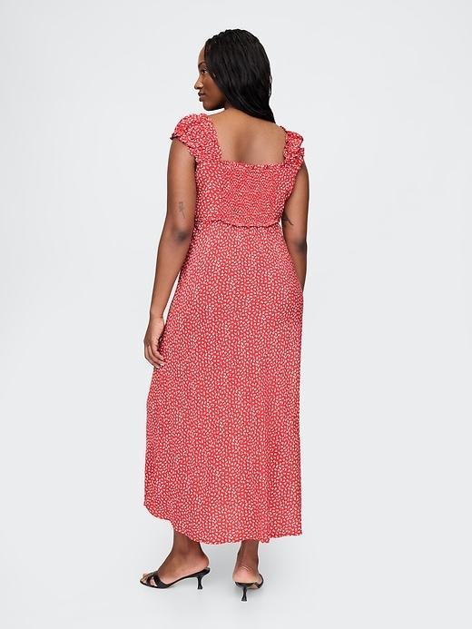 Crepe Sweetheart Maxi Dress Product Image