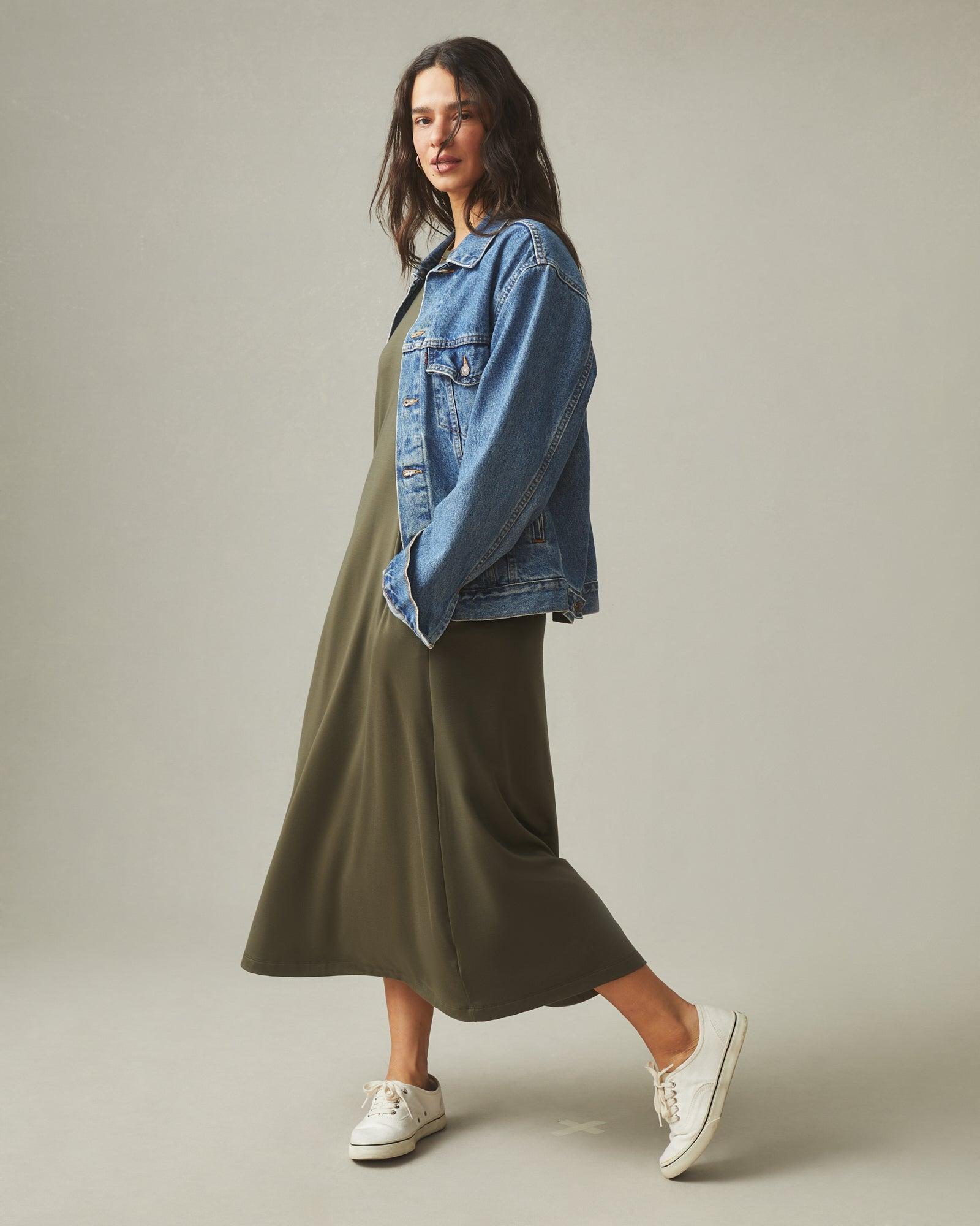 Women's Flex Maxi Dress - Olive Product Image