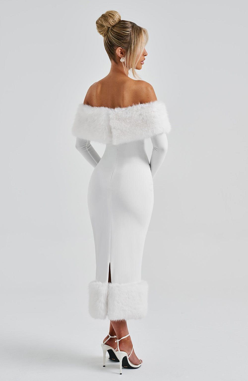 Vittoria Midi Dress - Ivory Product Image