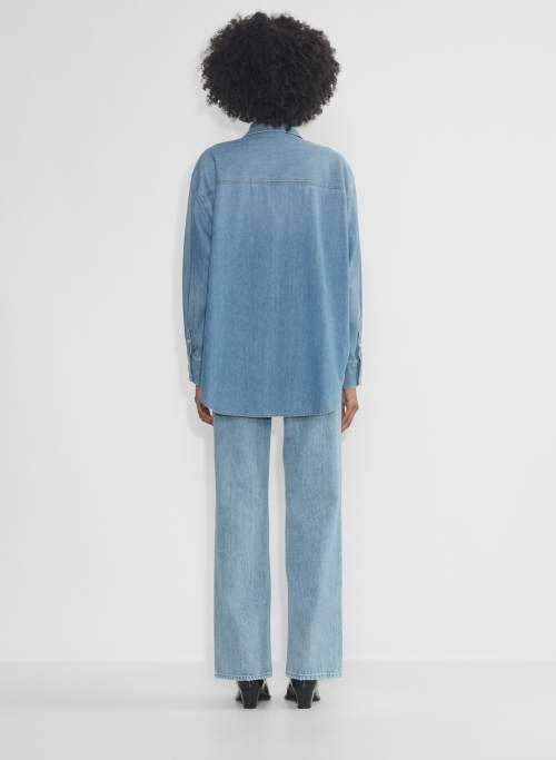 the 90s classic denim shirt Product Image