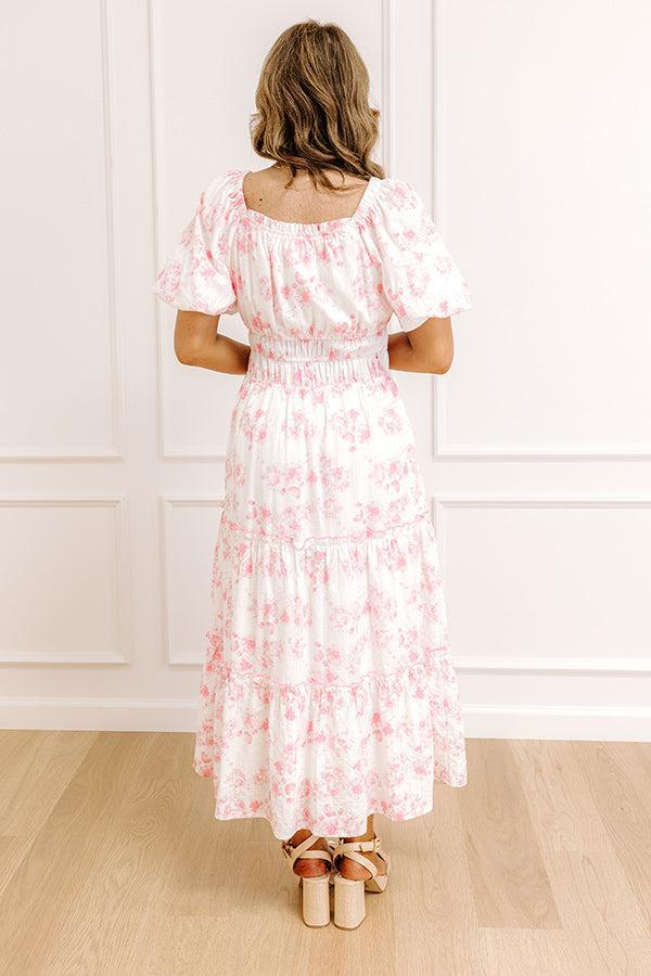 Sweet Pea Floral Midi Dress Product Image