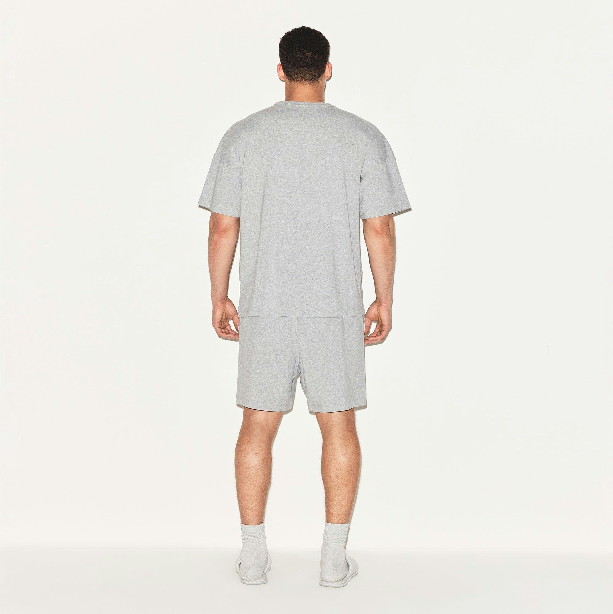 JERSEY LOUNGE MENS RELAXED SHORT | HEATHER GREY Product Image