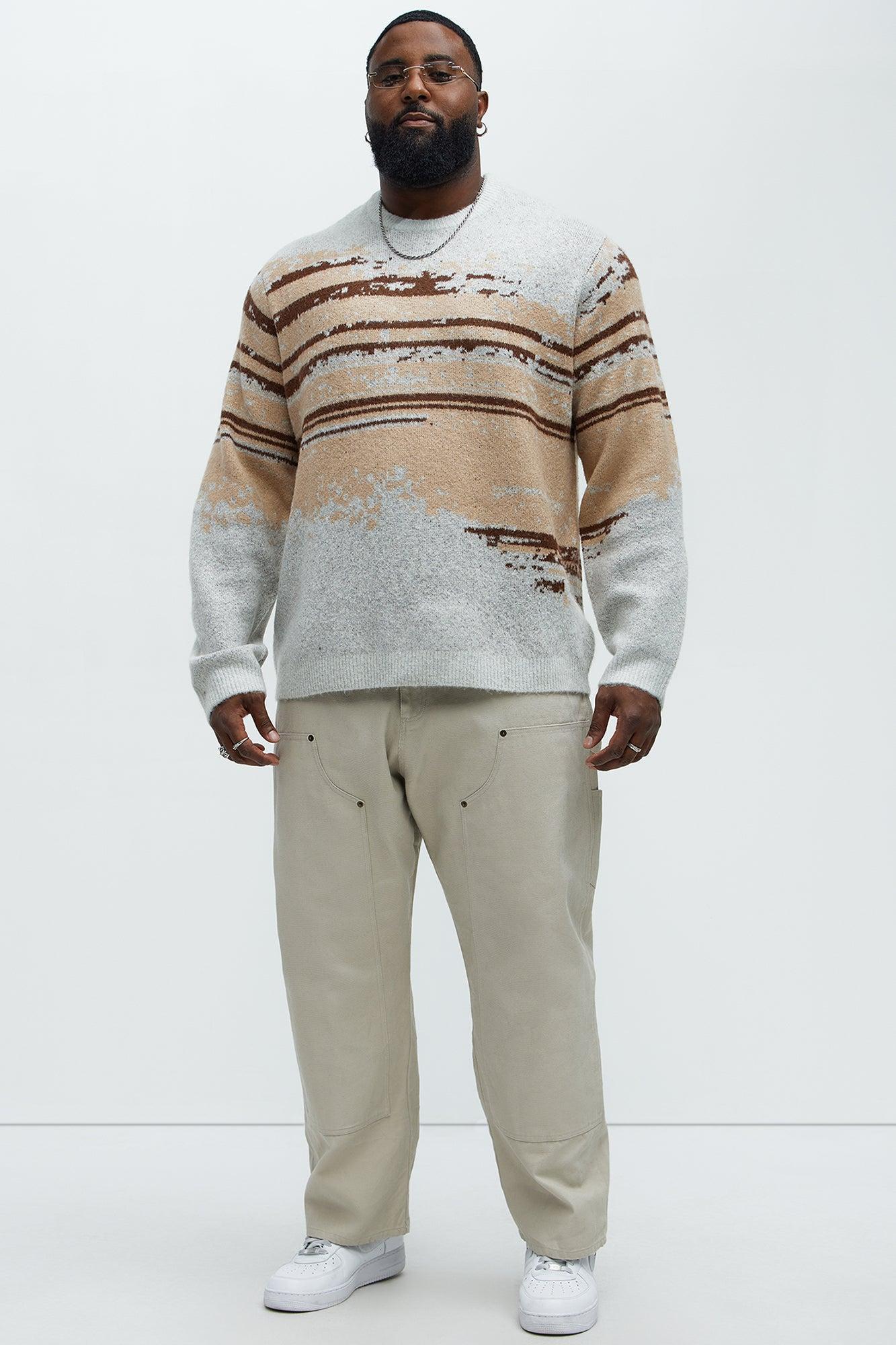 Smyth Crewneck Sweater - Grey/combo Product Image