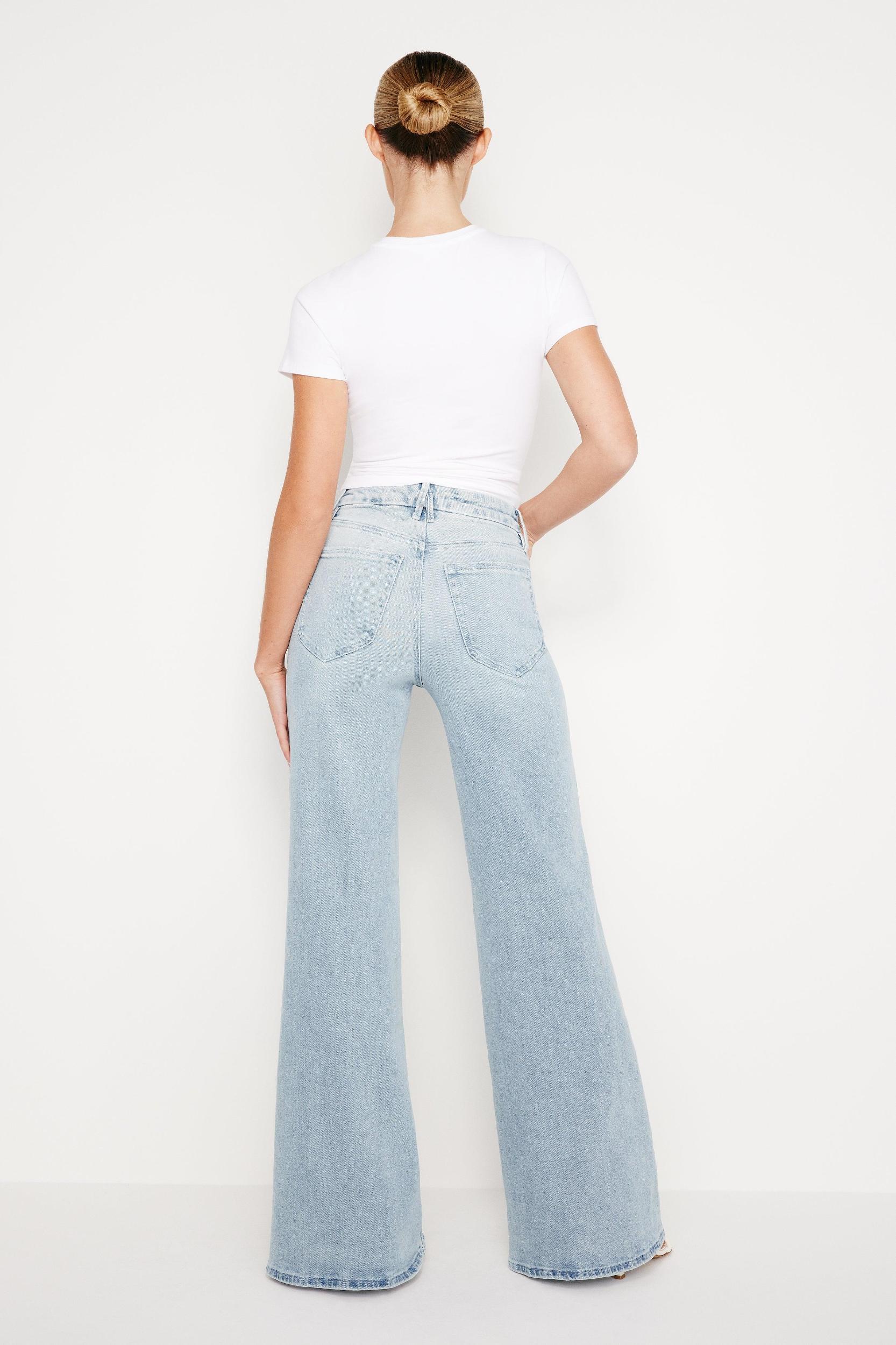 GOOD WAIST PALAZZO JEANS | BLUE452 Product Image