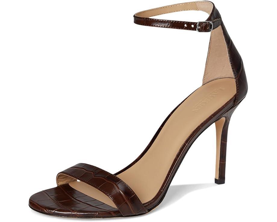 Allie Bow-Trim Satin Sandals Product Image