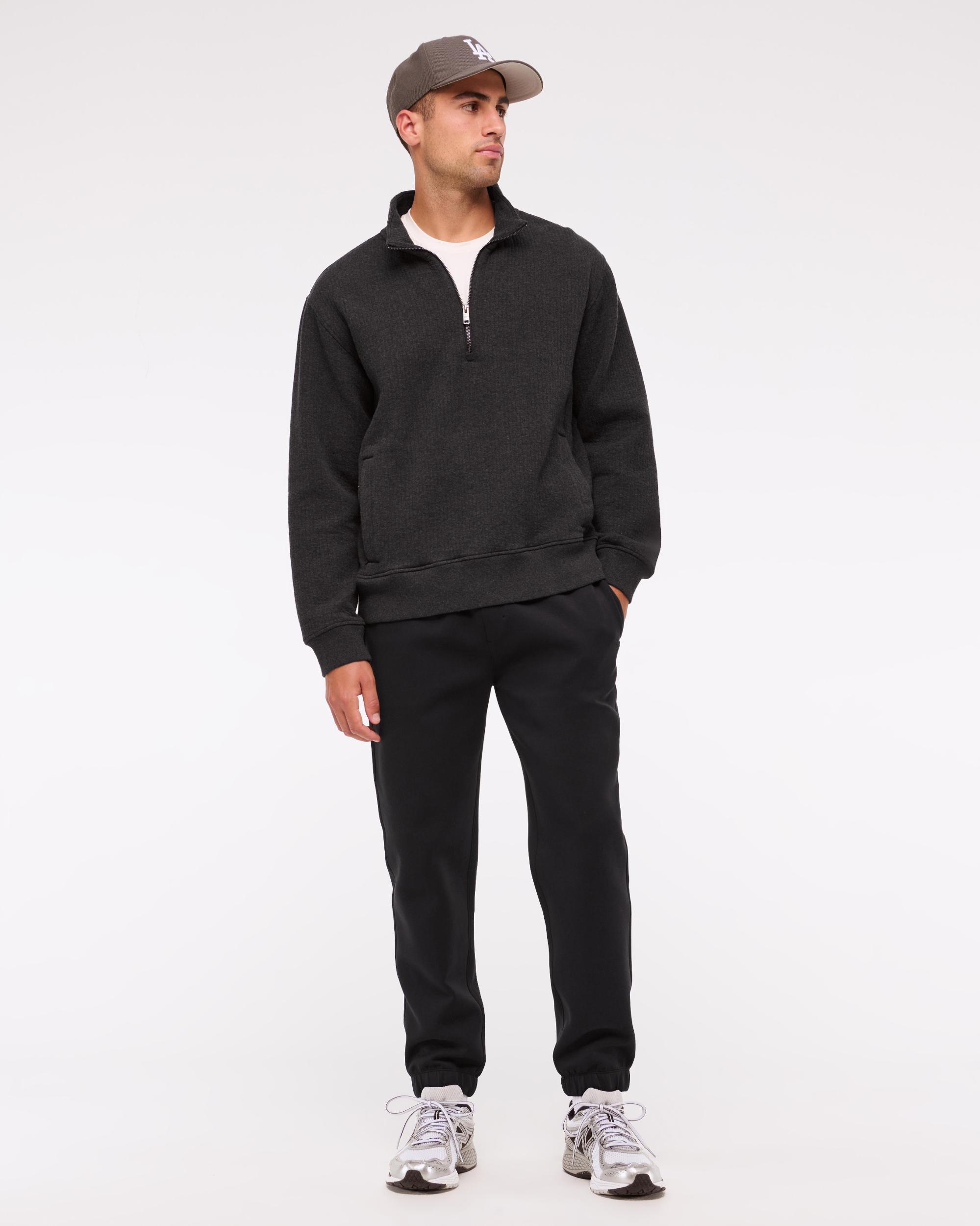 YPB Textured Ribbed Half-Zip Product Image