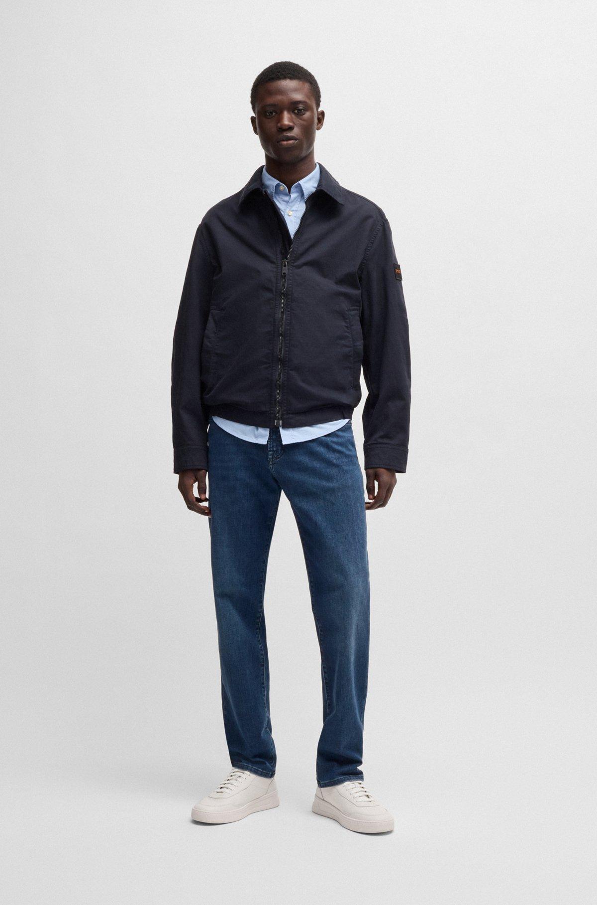 Maine regular-fit jeans in blue soft-motion denim Product Image