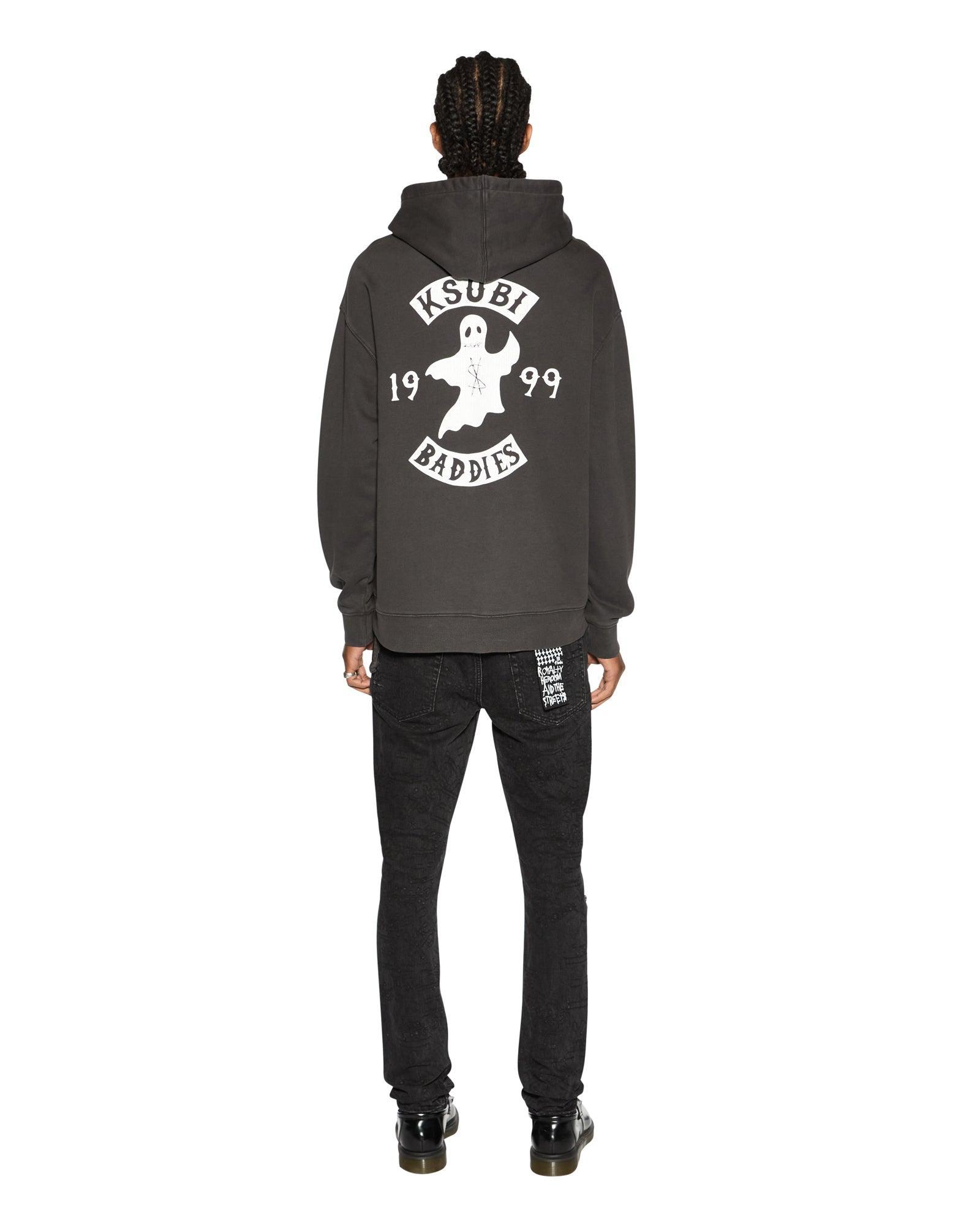 BADDIES BIGGIE HOODIE FADED BLACK Male Product Image