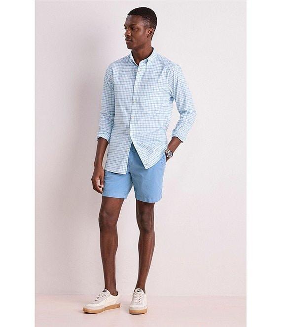 Vineyard Vines Performance Stretch Morris Tattersall Long Sleeve Woven Shirt Product Image