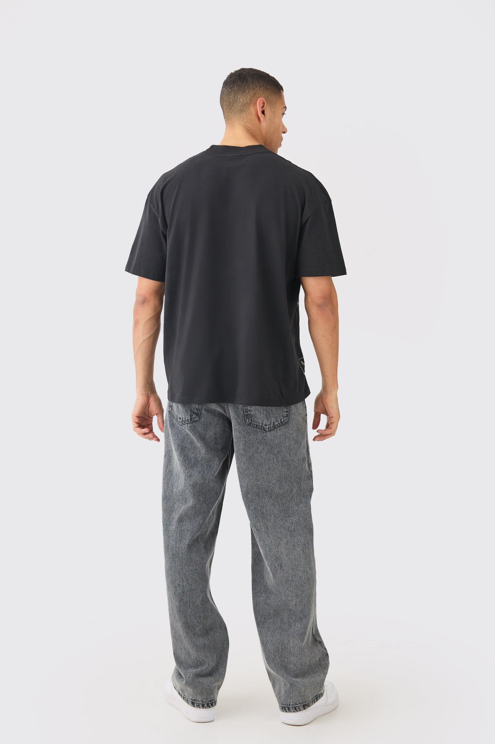 Oversized Renaissance Over Seams T-shirt | boohooMAN USA Product Image
