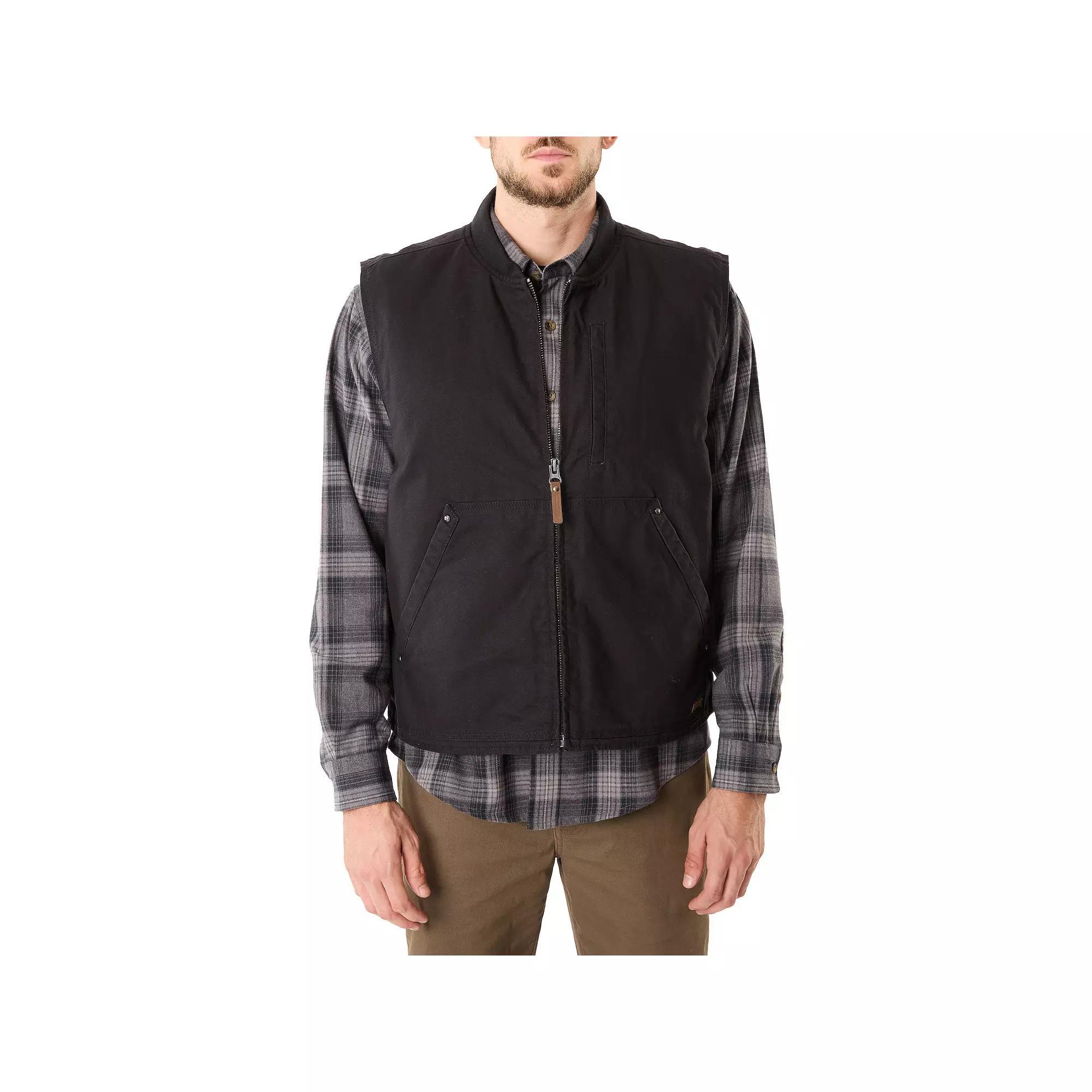 Mens Smiths Workwear Sherpa-Lined Duck Canvas Work Vest Product Image