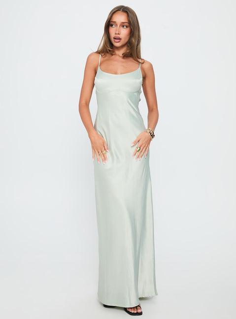 Ravia Maxi Dress Sage Product Image