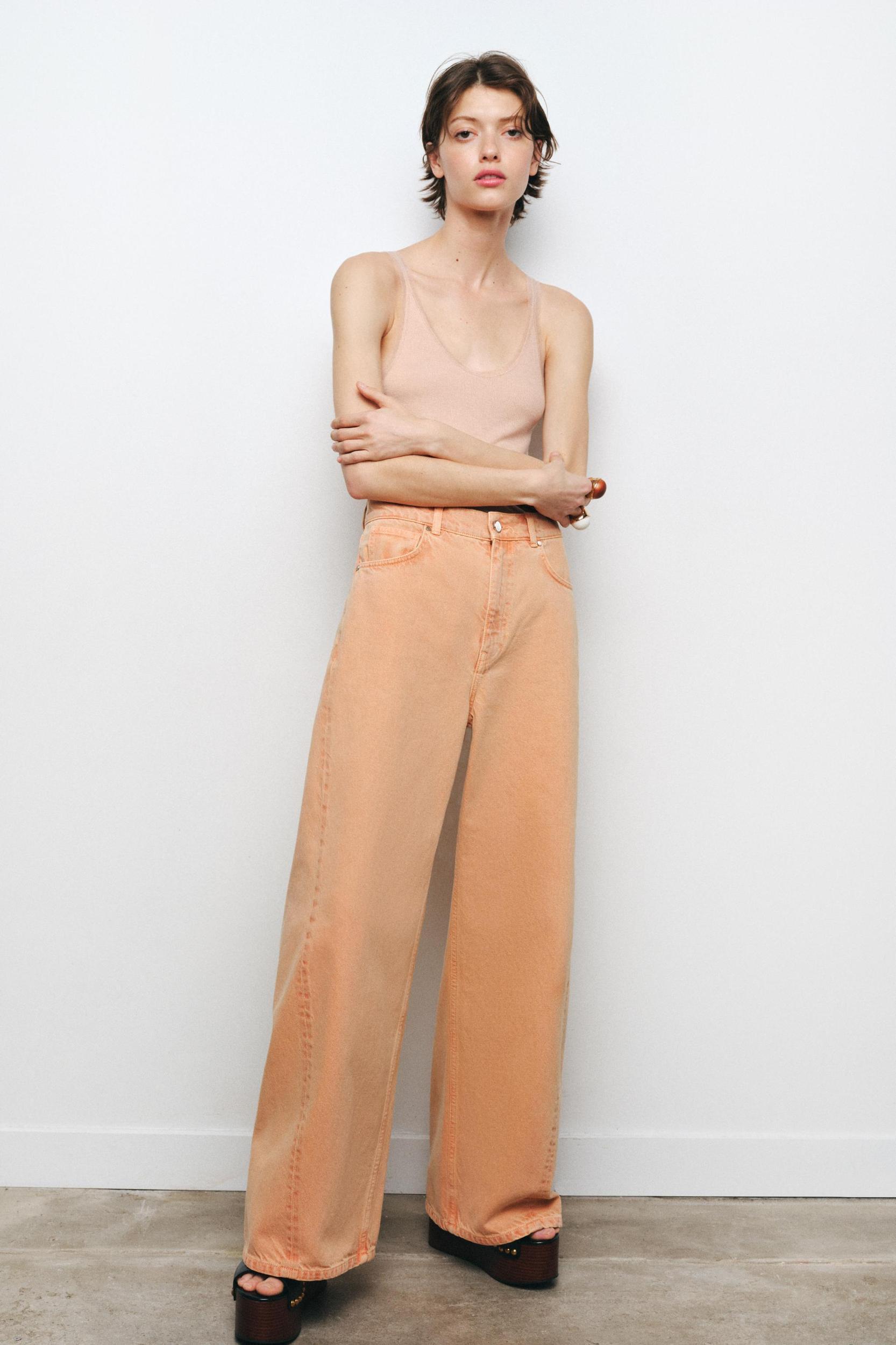 ZW COLLECTION HIGH WAIST WIDE LEG JEANS Product Image