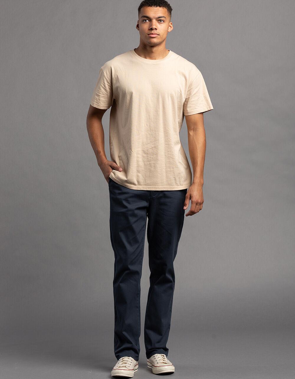 RSQ Mens Slim Straight Chino Pants - WASHED NAVY Product Image
