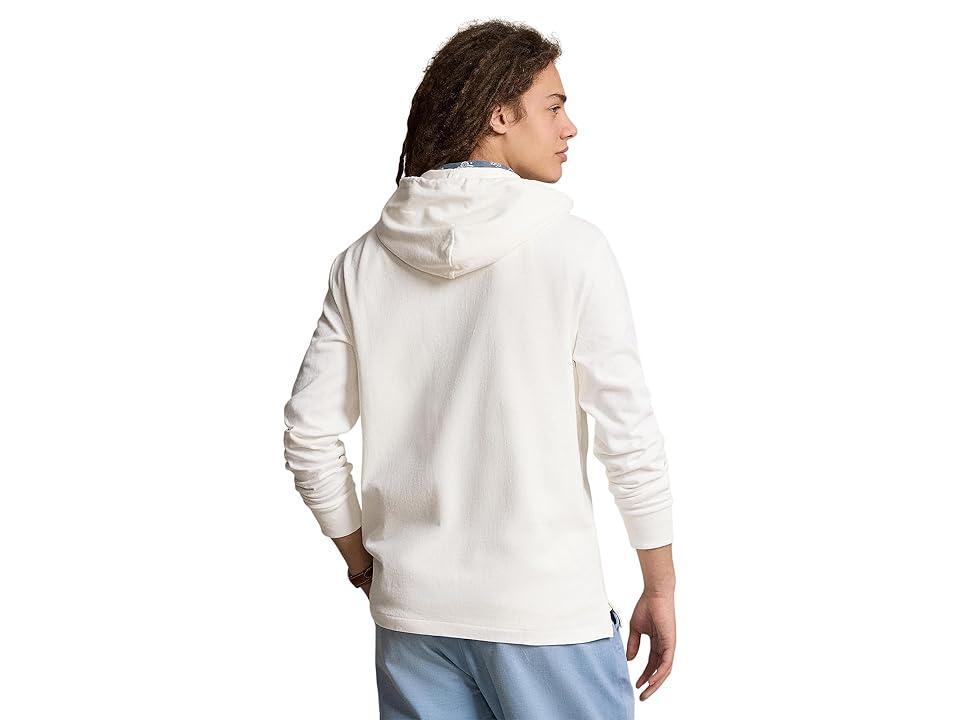 Mens Half-Placket Jersey Hoodie Product Image