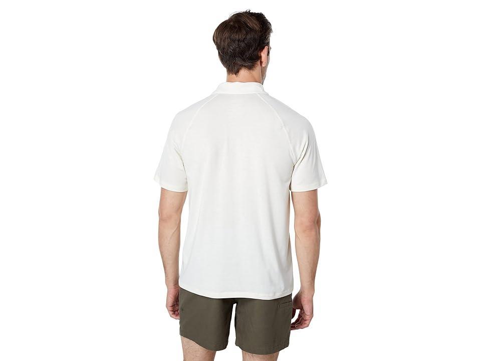 L.L.Bean Everyday SunSmart Polo Short Sleeve Print (Cream/Multi Stripe) Men's Clothing Product Image