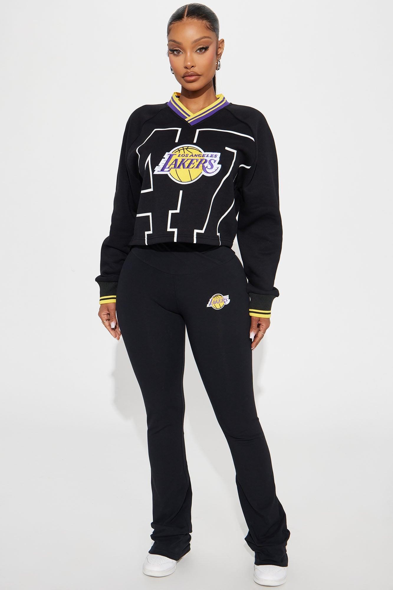 Lakers Courtside Sweatshirt - Black Product Image