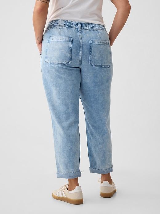 Mid Rise Denim Easy Jeans Product Image