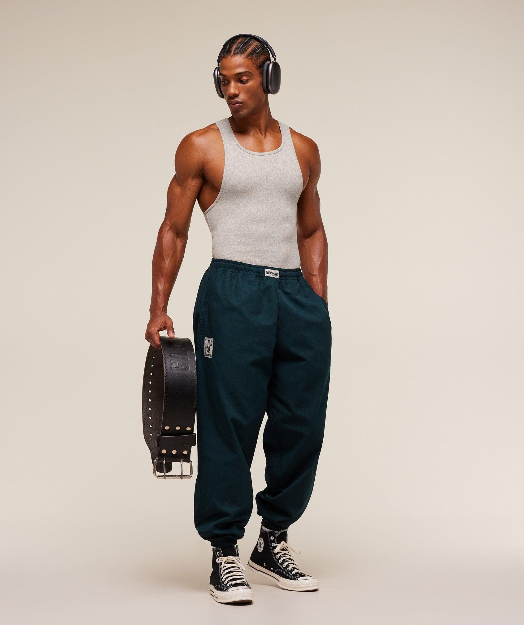 Gymshark Pumper Pants - Deep Petrol Blue Male Product Image