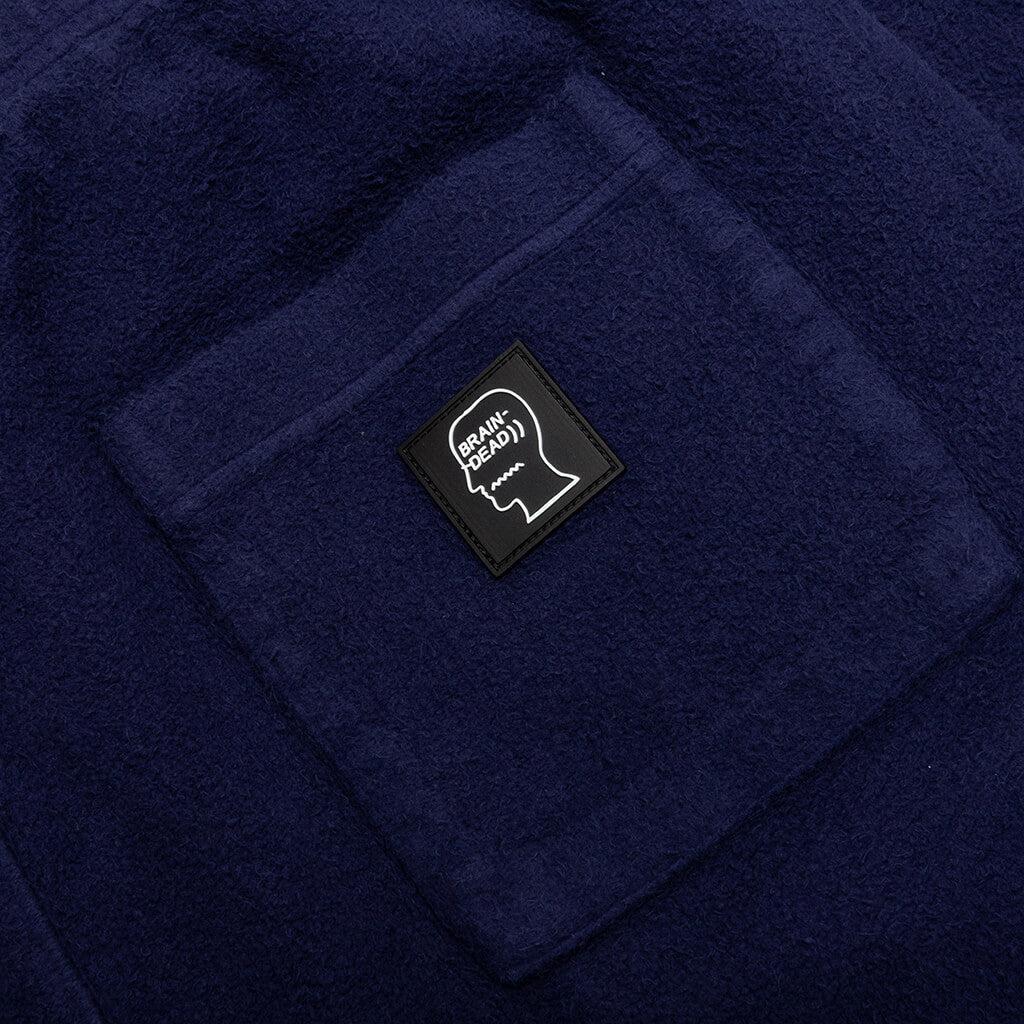 Slime Reverse Fleece Sweatpant - Navy Male Product Image