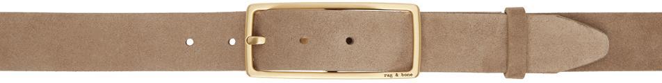 RAG & BONE Tan Rebound Belt In Camel Product Image