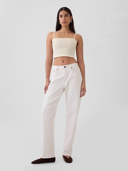 Cropped Smocked Cami Product Image