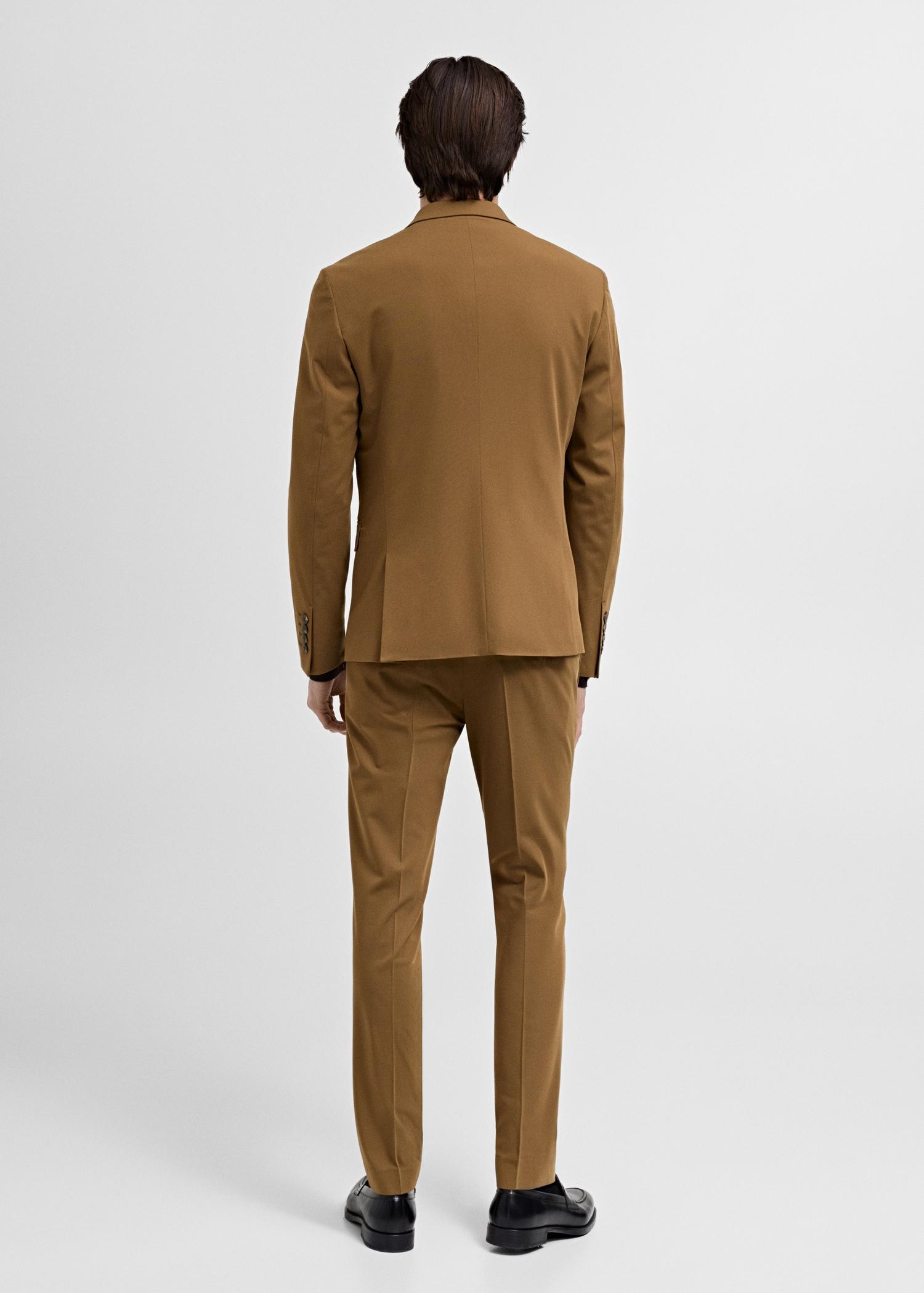 Super slim-fit suit jacket in stretch fabric - Men | MANGO USA Product Image