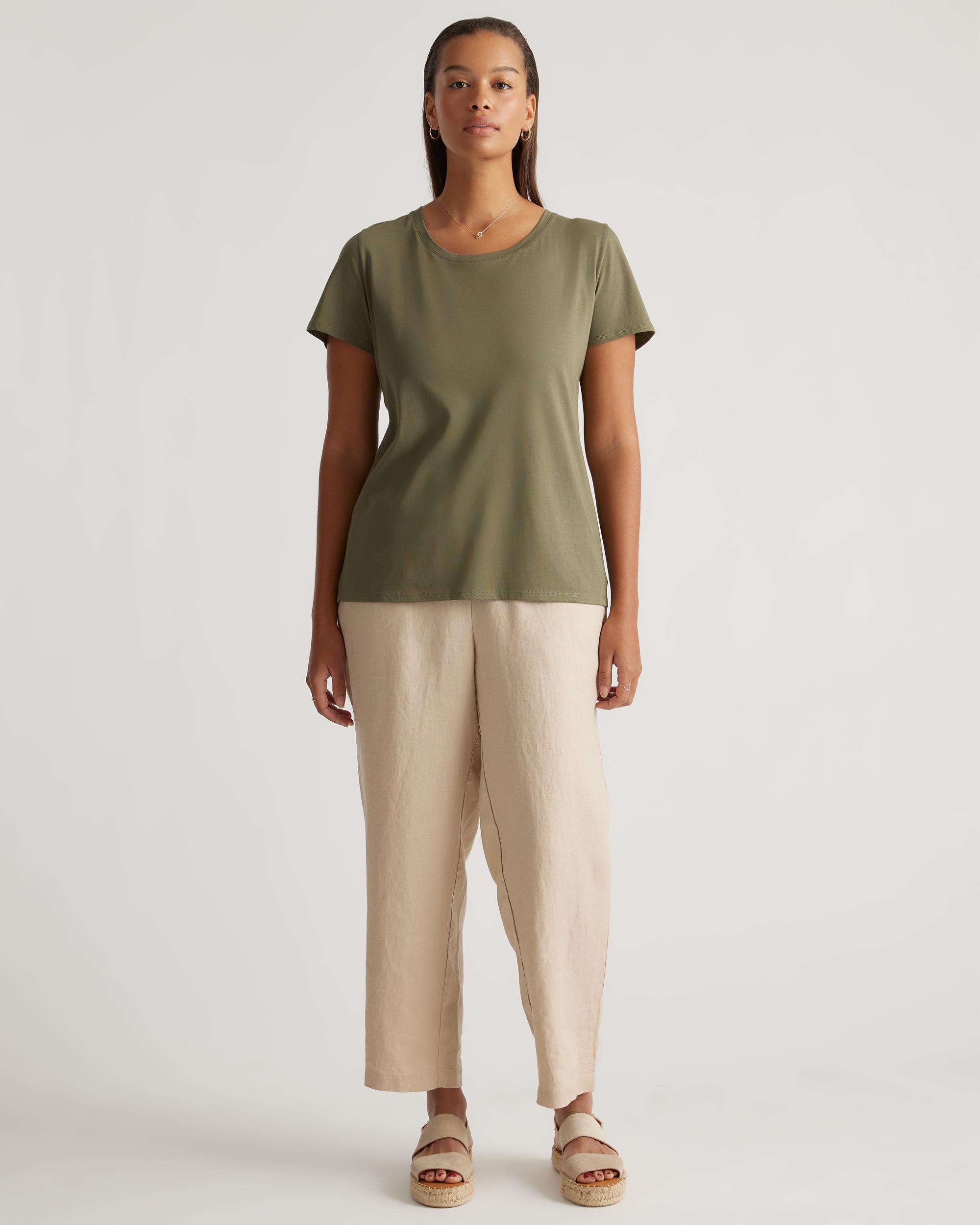 Quince | Women's Cotton Modal Scoop Neck T-Shirt Cotton/Modal Product Image