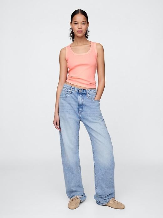 Rib Scoop Tank Top Product Image