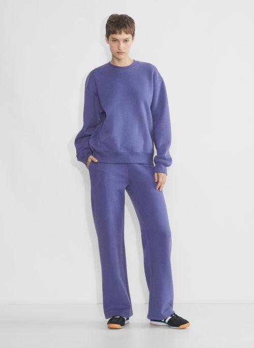 cozy fleece perfect banded wide sweatpant Product Image