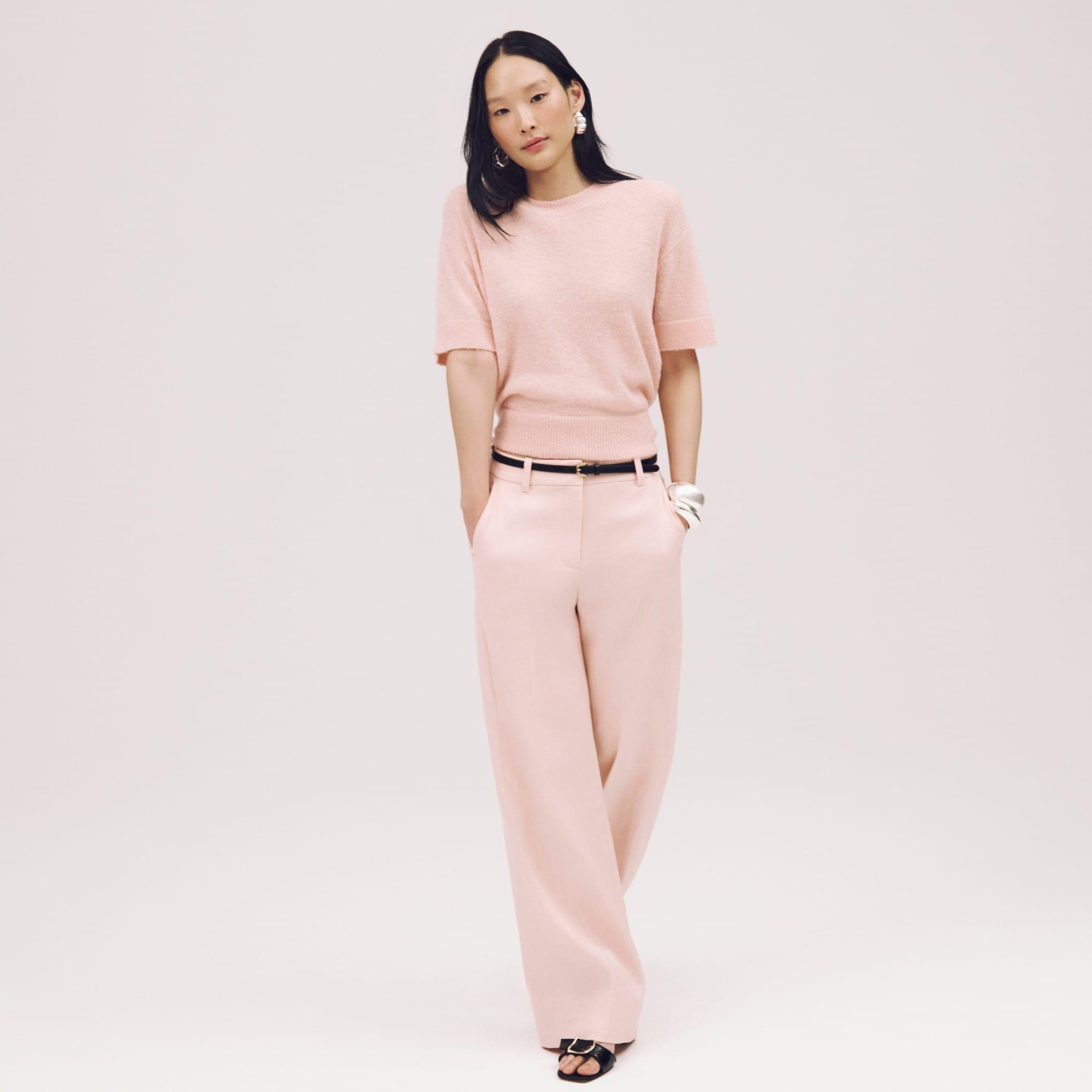 Carolina flare pant in stretch linen blend Product Image